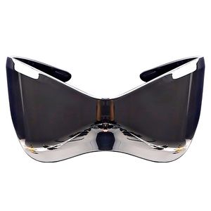 Chrome shield sunglasses